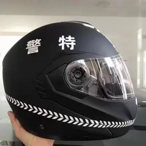 Motorcycle helmet police full-face