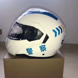 Motorcycle helmet police full-face
