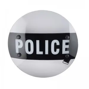 Round anti riot shield